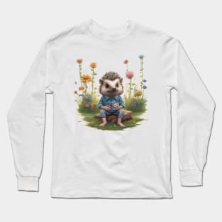 Cute Hedgehog Long Sleeve T-Shirt